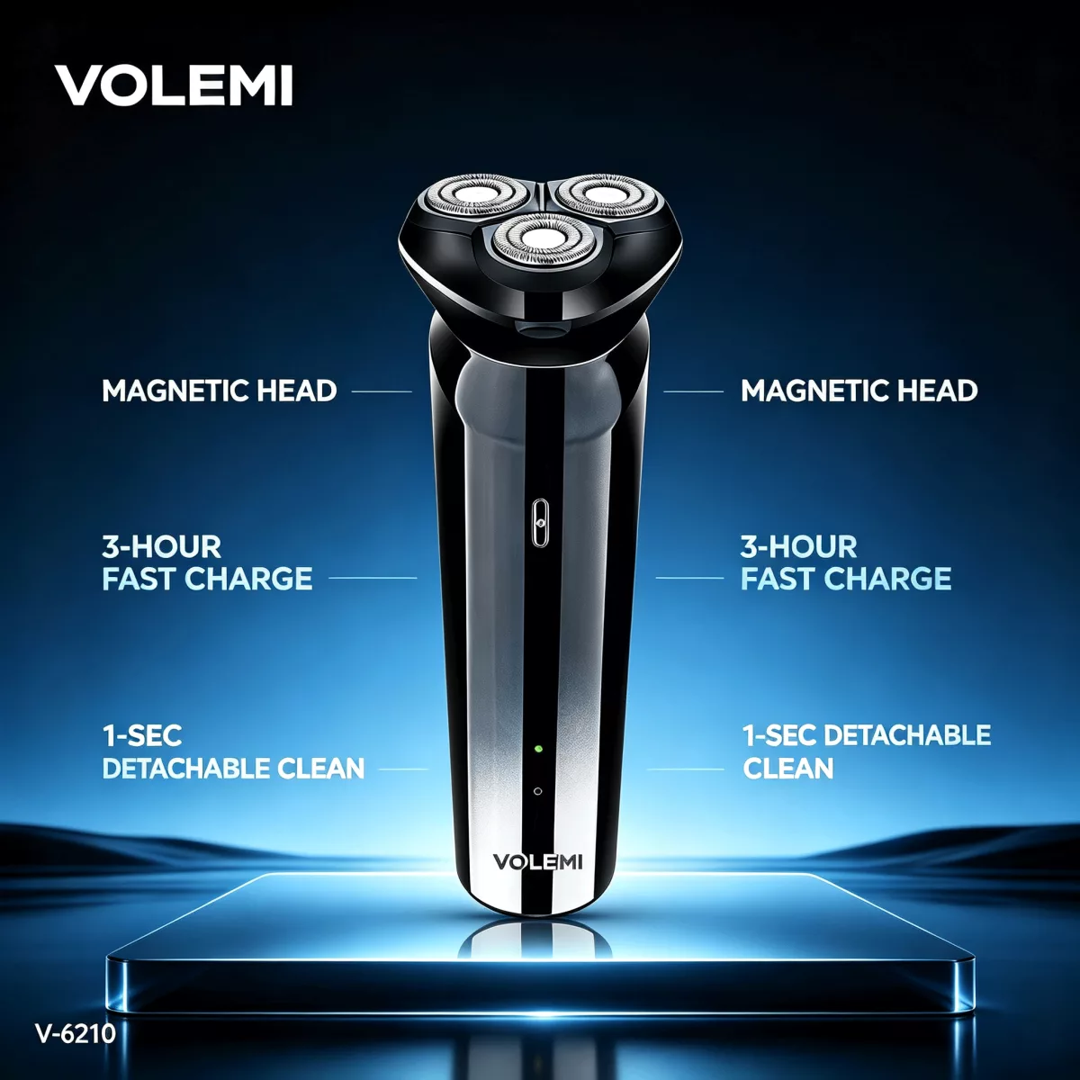 VOLEMI Men's Shavers V-6210